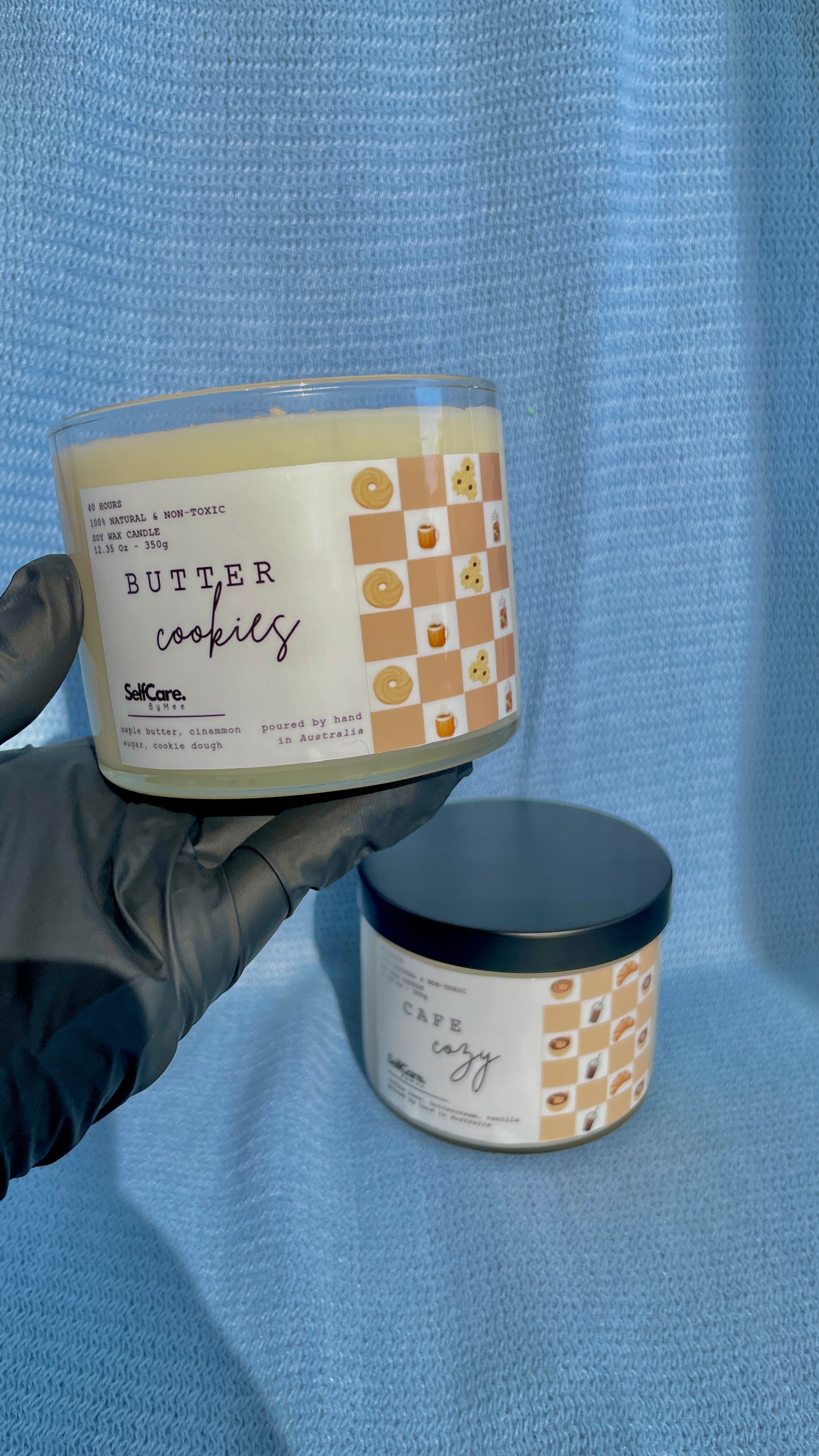 The Warm & Cozy Bundle: Cafe Cozy + Butter Cookies Scented Candle