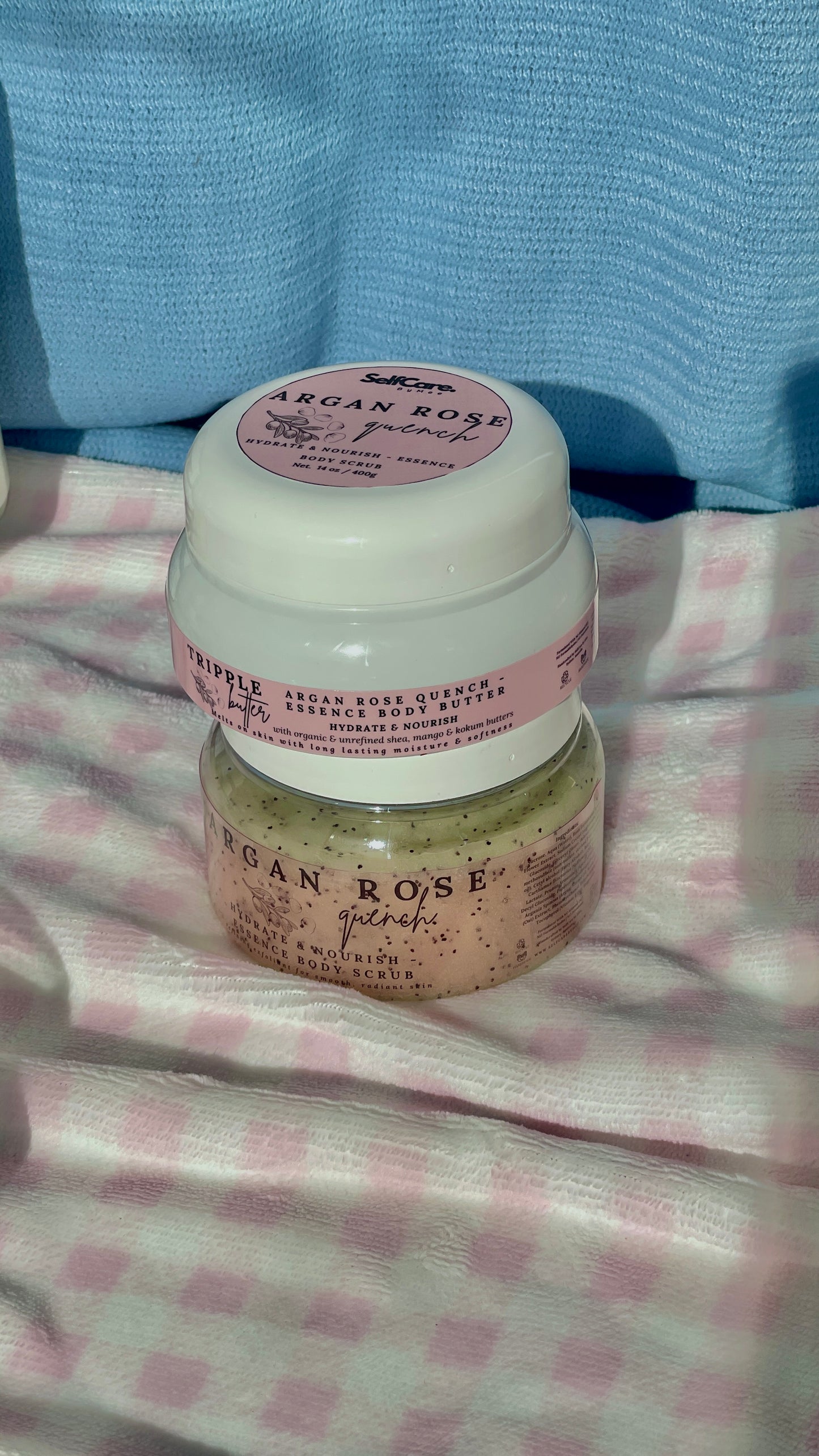 Argan Rose Quench Winter Survival Kit – Body Butter & Scrub