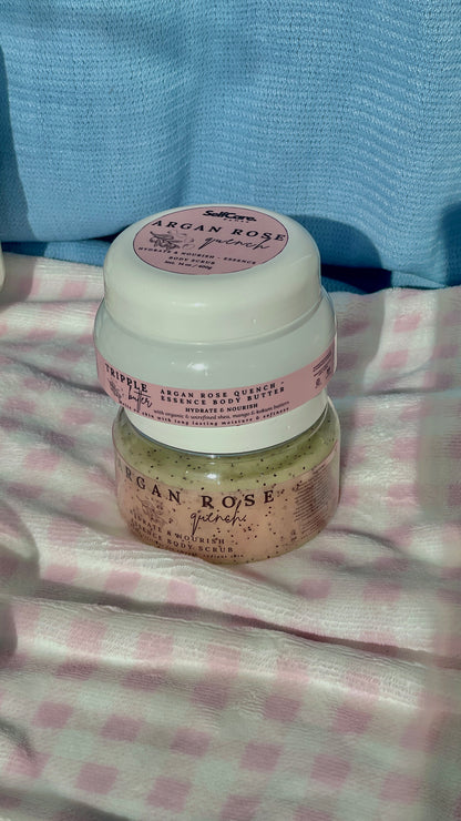 Argan Rose Quench Winter Survival Kit – Body Butter & Scrub
