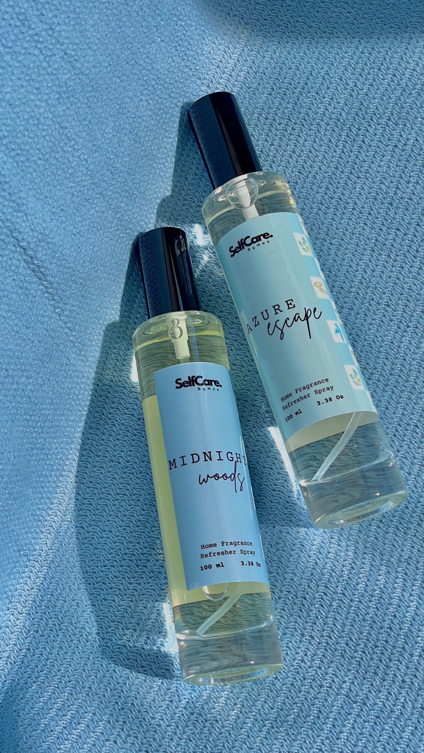The Fresh & Clean Spray Bundle: Azure Escape + Midnight Woods Room and Linen Spray