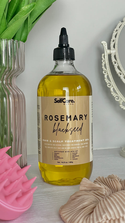Big Rosemary Blackseed: Hair + Scalp Treatment Oil - Softer, Thicker, Stronger & Longer Hair