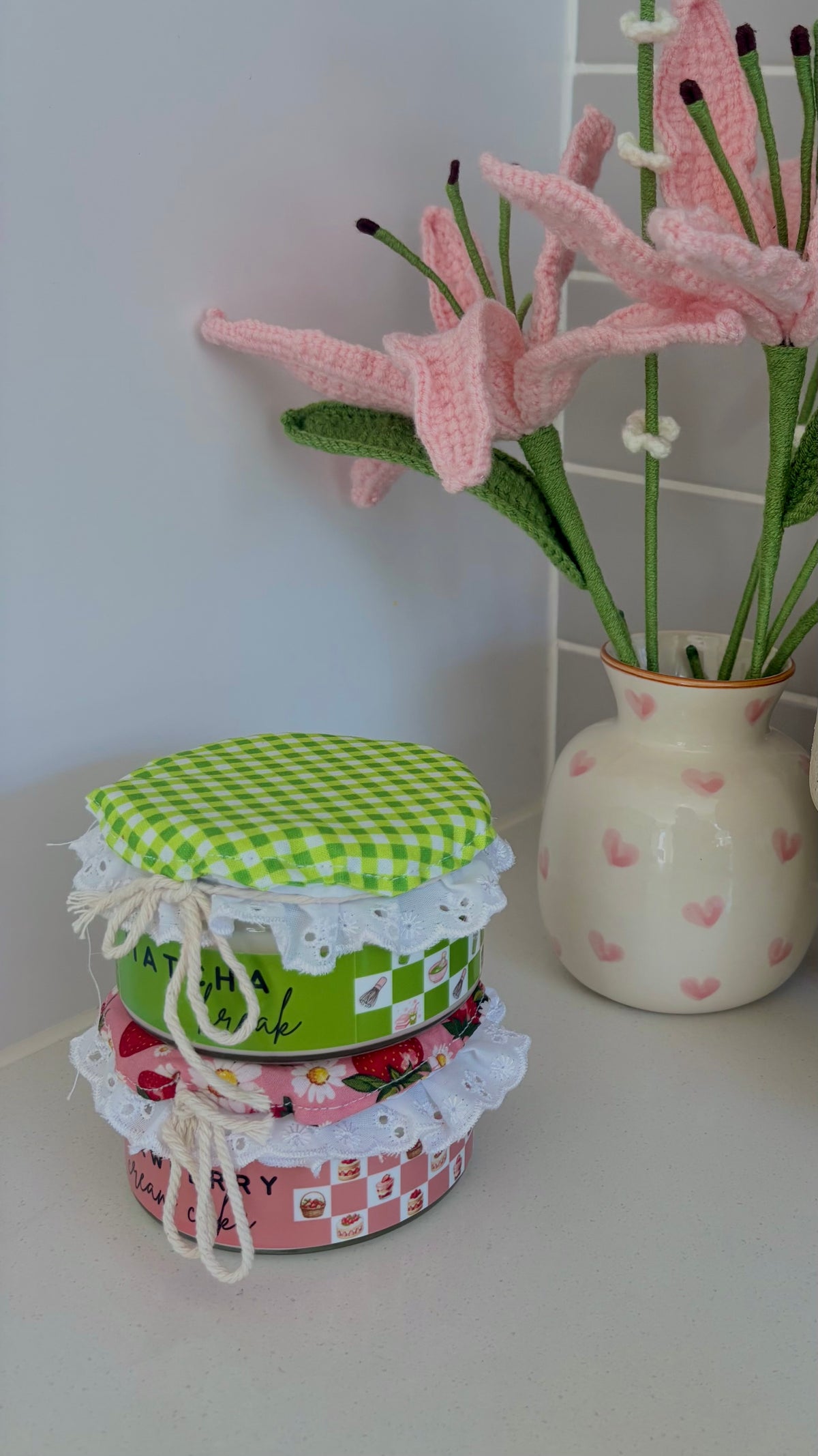 Strawberry Cream Cake Scented Soy Candle