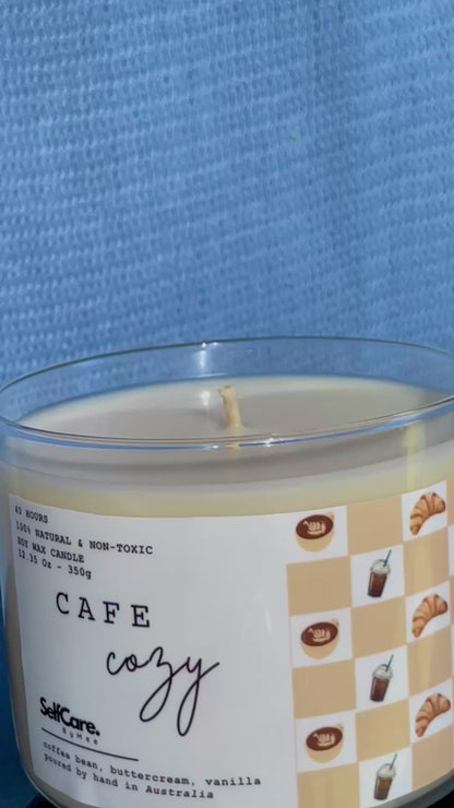 The Warm & Cozy Bundle: Cafe Cozy + Butter Cookies Scented Candle