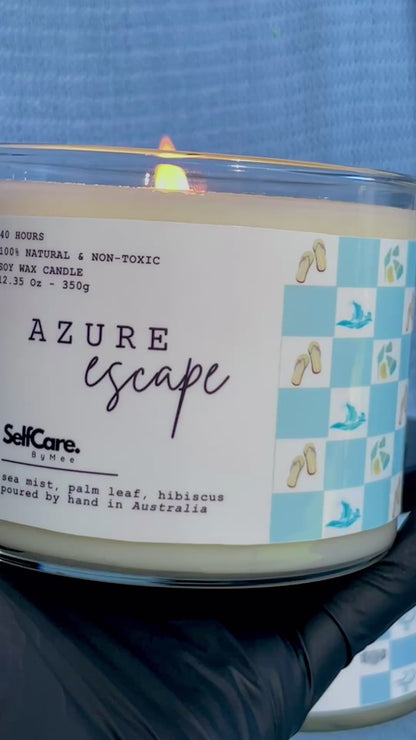 The Fresh & Clean Bundle: Azure Escape + Midnight Woods Scented Candle