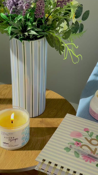 The Fresh & Clean Bundle: Azure Escape + Midnight Woods Scented Candle